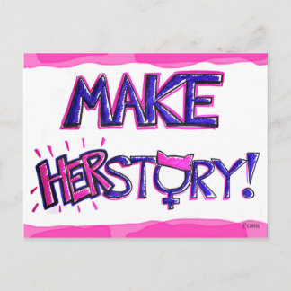 Make HERstory Postkarte