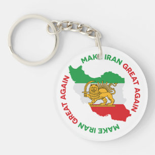 Make Iran Great Again Persisch Schlüsselanhänger