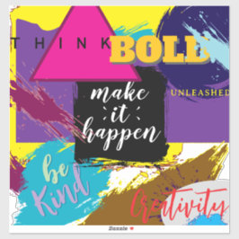 Make it Happen!  Aufkleber