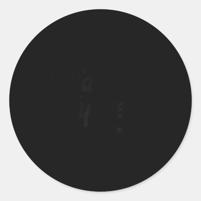 Make It Happen Insrational Motivational And Manife Runder Aufkleber (Vorderseite)