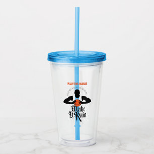 Make It Rain (Basketball) Acrylic Tumbler Acryltrinkbecher