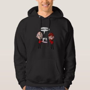 Make It Sew Quilter liebt Nähmaschinen Hoodie