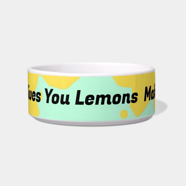 Make Lemonade Pet Bowl Napf (Vorderseite)