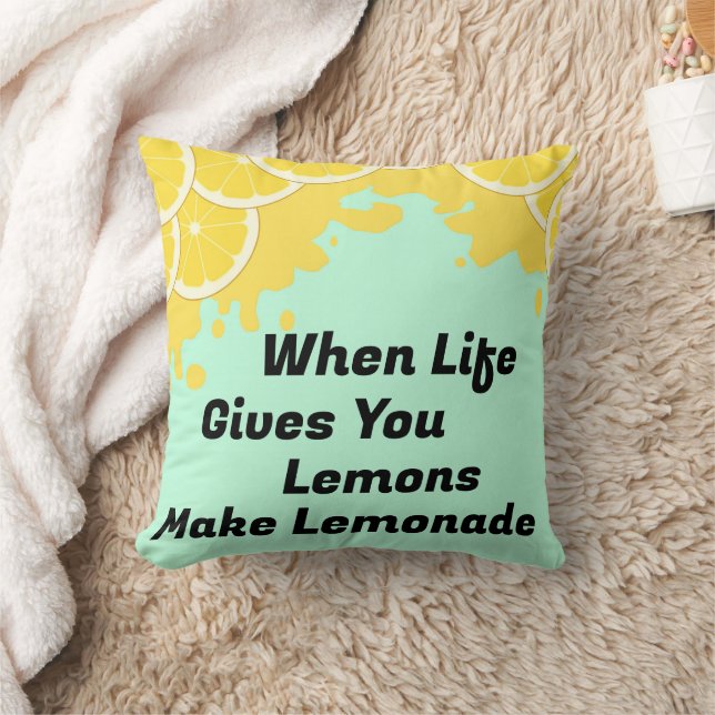 Make Lemonade Throw Kissen (Decke)