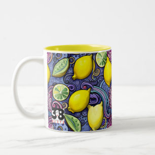 Make Lemonade Zweifarbige Tasse