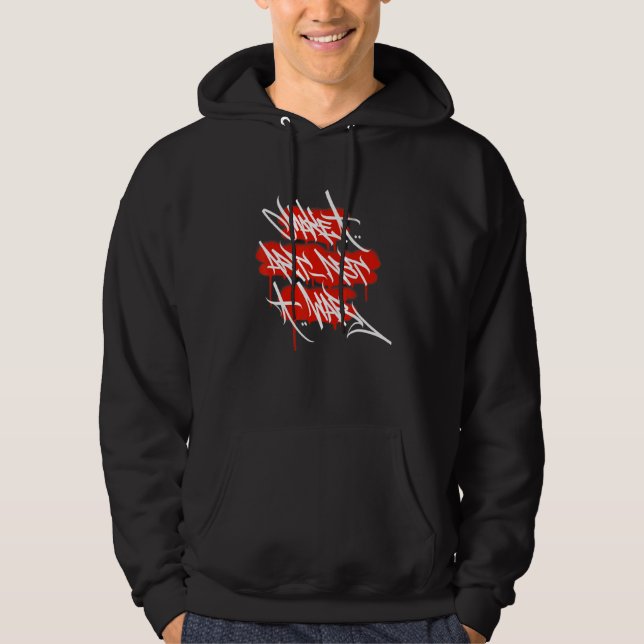 Make Not War Graffiti Hoodie (Vorderseite)