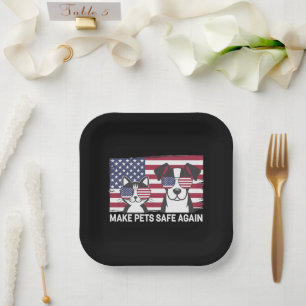 Make Pets Safe Again Trump Harris Debatte 2024 Pappteller