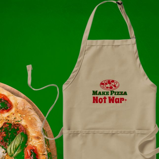  Make Pizza not War Schürze (Von Creator hochgeladen)
