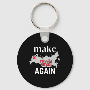Make Russia Small Again Ukraine-Flaggenfarbe Russl Schlüsselanhänger