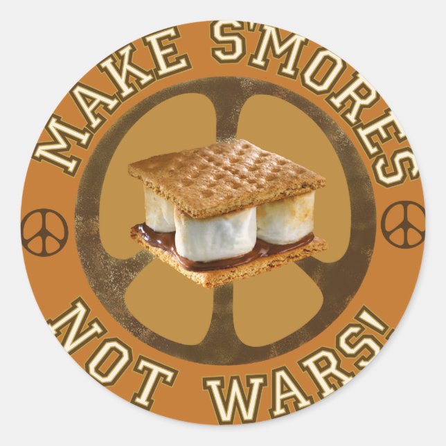 Make S'more not Wars Aufkleber (Vorderseite)