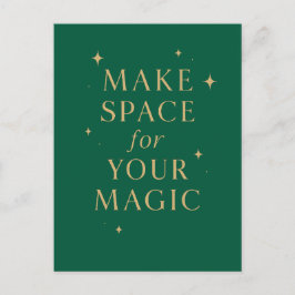 Make Space for Your Magic Postkarte