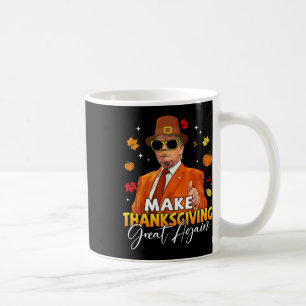 Make Thanksgiving Great Again Herbst Blätter T Kaffeetasse