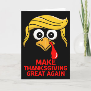 Make Thanksgiving Great Again Trump Truthahn Lusti Karte