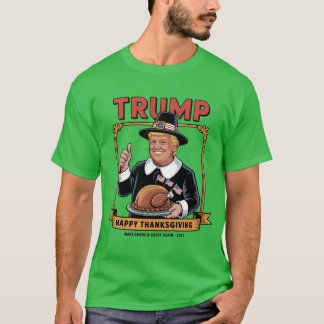 Make Thanksgiving Great Again Vintage Trump Danke T-Shirt