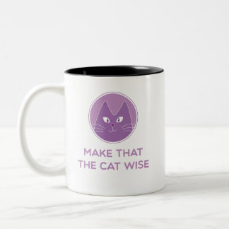 Make that the cat wise zweifarbige tasse
