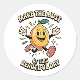 Make the Most – Lemon Vinyl Sticker