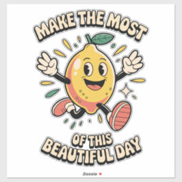 Make the Most – Lemon Vinyl Sticker