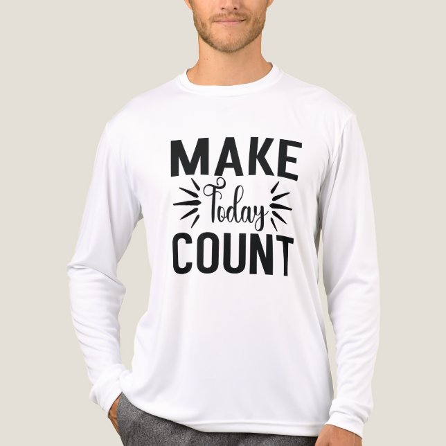 Make Today Count-68543 Tri-Blend Shirt (Vorderseite)