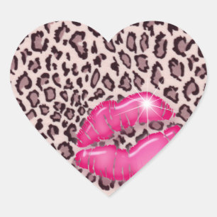 Make up Artist Beauty Leopard Sticker Pink 2