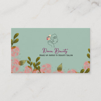 Make Up Artist Business Card  Visitenkarte