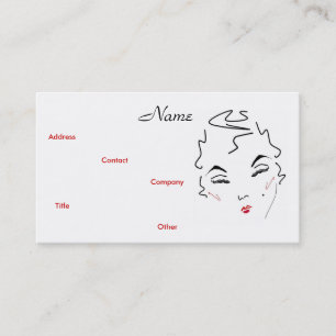 Make-up Artist Classic II Business Card Visitenkarte