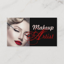 Make-up Artist Cosmetology Salon Business Card