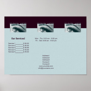 Make-Up Artist - Flyer, Poster