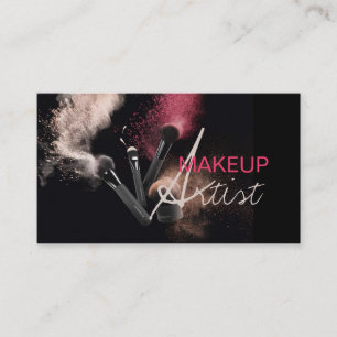 Make-up Artist, Kosmetologie, Salon Business Card Visitenkarte