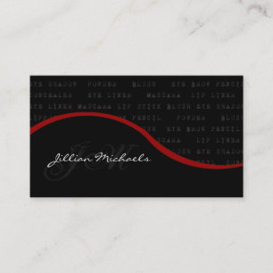 Make-up Artist Make up Woman Business Card Visitenkarte