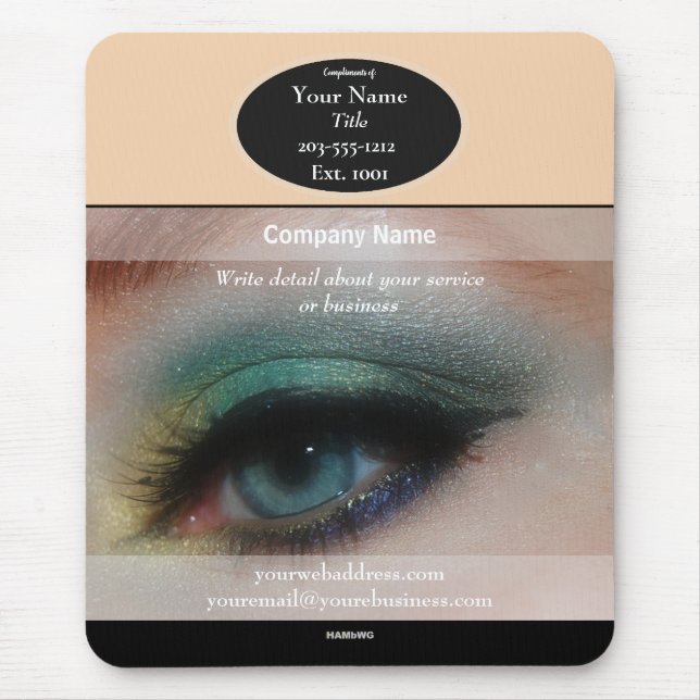 Make-up Artist Promotional Mouse Pad - HAMbyWG Mousepad (Vorne)