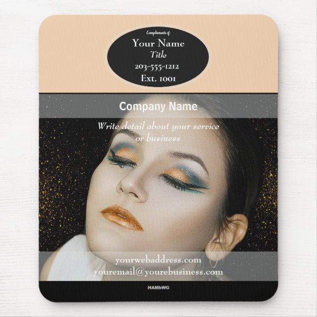 Make-up Artist Promotional Mouse Pad - HAMbyWG Mousepad (Vorne)