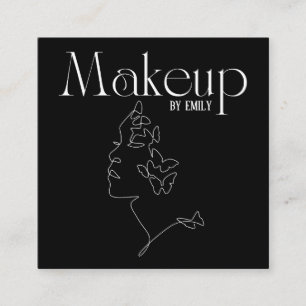Make up Artist Quadratische Visitenkarte