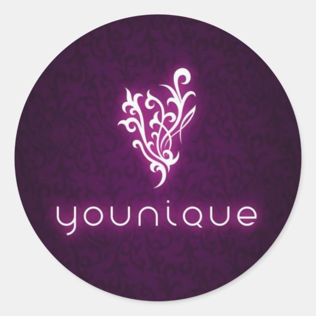 Make-up-Aufkleber Runder Aufkleber (Vorderseite)