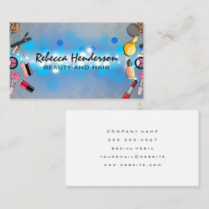 Make up Beauty Products   Blauglühen Visitenkarte