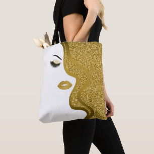 Make-up mit Glittereffekt