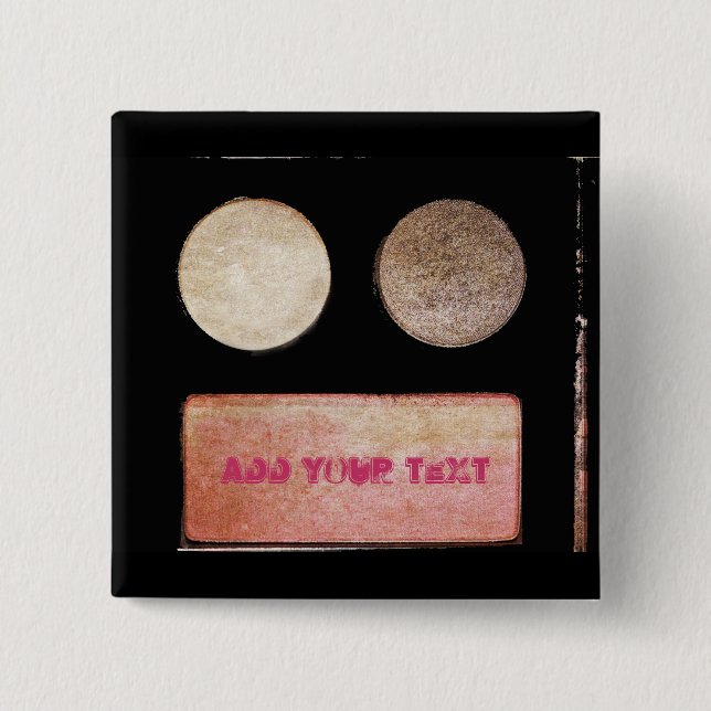Make-up Palette-Face von Shirley Taylor Button (Vorderseite)