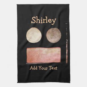 Make-up Palette-Face von Shirley Taylor Geschirrtuch