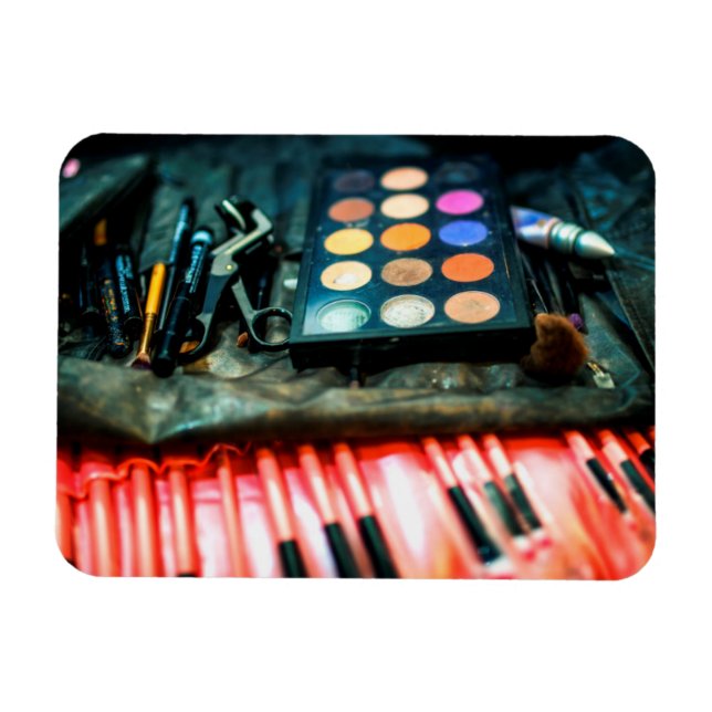 Make-up-Pinsel Magnet (Horizontal)