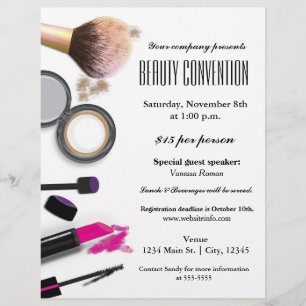 Make-up- und Beauty-Chic-Glam-Event-Flyer-Poster Flyer