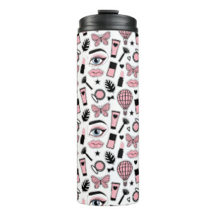 Make-upaufkleber-Muster Thermosbecher