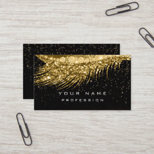 Make-upaugenbrauen-Peitschen-Glitzer-metallisches Visitenkarte