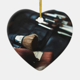 Make-upbürsten - Schönheits-Druck Keramikornament