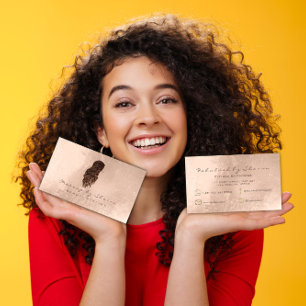 Make-uphaar-Aufbereiter peitscht Visitenkarte