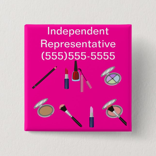 Make-upknopf Button (Vorderseite)