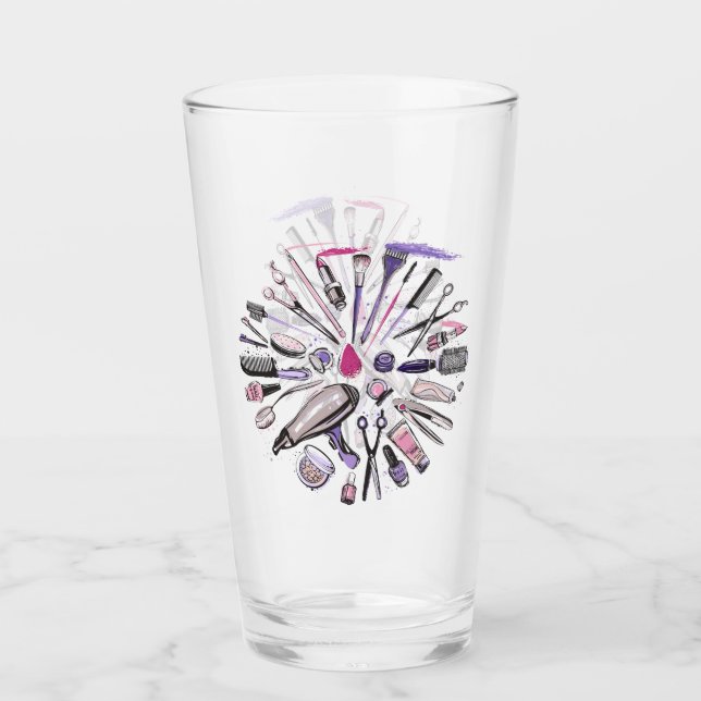 Make-upkreis-Entwurf Glas (Vorderseite)