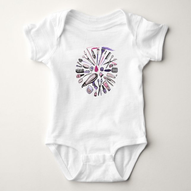 Make-upkreis-Entwurf T-Shirt (Vorderseite)