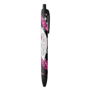 Make-upkünstler-bezaubernder rosa kugelschreiber