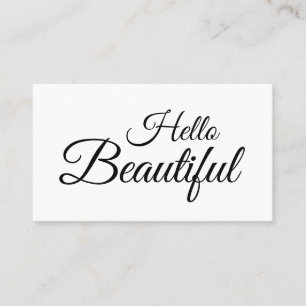 Make-upkünstler, Haar-Stylist/Salongeschäftskart Visitenkarte