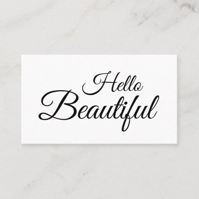 Make-upkünstler, Haar-Stylist/Salongeschäftskarte Visitenkarte (Vorderseite)