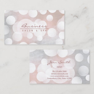 Make-upkünstler-moderner silberner visitenkarte